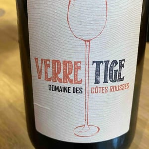 Verre Tige - Domaine des Côtes Rousses - marielle-nicolas-ferrand