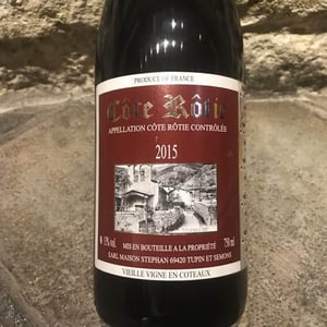 Vieille Vigne en Coteaux - Maison Stéphan - romain-jean-michel-et-dorian-stephan -2015