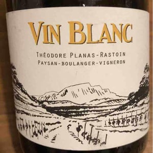 Vin Blanc - Domaine Rochefontaine - Théodore Planas-Rastoin 