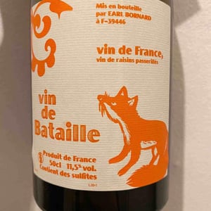 Vin De Bataille (doux) - Domaine Bornard - Tony Bornard -2020