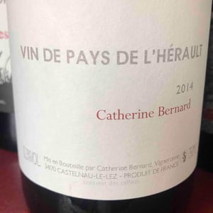 Vin de Pays de l'Hérault - Catherine Bernard - Catherine Bernard & Nicolas Allain 