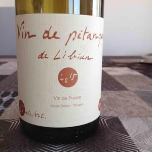 Vin de Pétanque - Mas de Libian - Hélène Thibon 