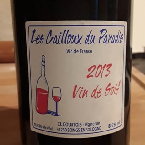 Vin De Soif - Les Cailloux du Paradis - Claude & Etienne Courtois 
