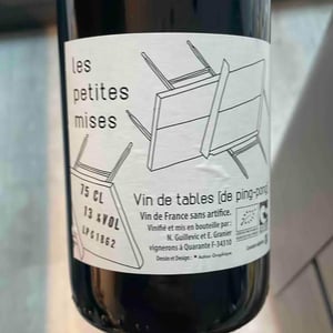 Vin de tables (de Ping-pong) - Les Petites Mises - nathalie-guillevic-etienne-granier
