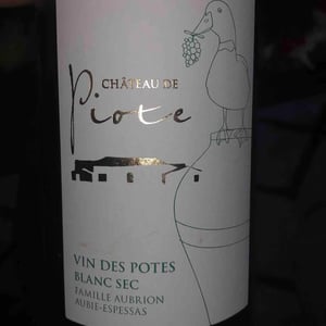 Vin Des Potes Blanc Sec - Château De Piote - Virginie Aubrion 