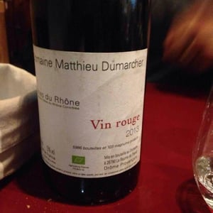 Vin Rouge - Domaine Matthieu Dumarcher - matthieu-dumarcher