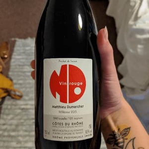 Vin Rouge - Domaine Matthieu Dumarcher - matthieu-dumarcher