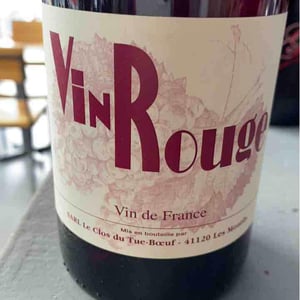 Vin Rouge - Clos du Tue-Bœuf - zoe-louise-thierry-puzelat