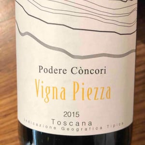 Vigna Piezza 2015 - Podere Còncori - Gabriele Da Prato