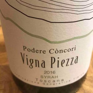 Vigna Piezza - Podere Còncori - Gabriele Da Prato 