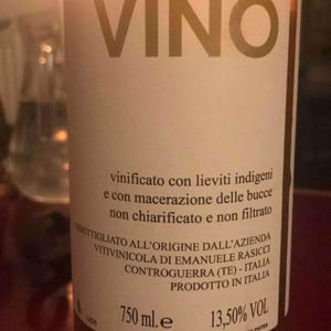 Vino Bianco - Cantina Rasicci - Emanuele Rasicci 