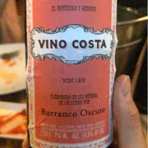 Vino Costa - Barranco Oscuro - Manuel & Lorenzo Valenzuela 