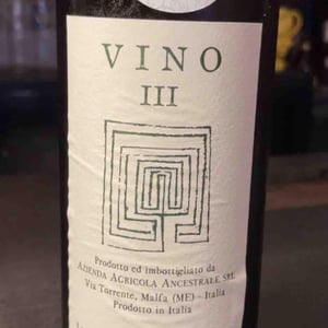 Vino III - Azienda Agricola Ancestrale - Antonino Caravaglio & Giuseppe Mascoli -2021