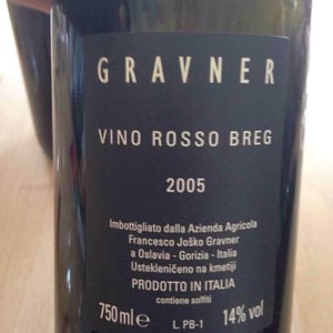 Vino Rosso Breg - Azienda Agricola Gravner Francesco - Josko Gravner 