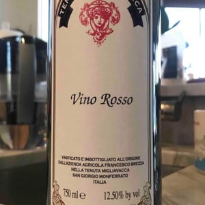 Vino Rosso - Tenuta Migliavacca - Francesco Brezza 
