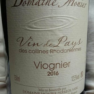 Viognier - Domaine Monier-Perréol - guillaume-jean-pierre-monier-philippe-perreol -2018
