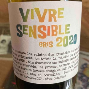 Vivre Sensible Gris - Vignoble Réveille - France Crispeels -2020
