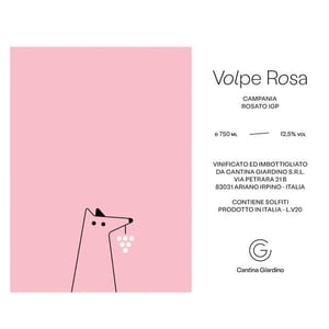 Volpe Rosa - Cantina Giardino - antonio-di-gruttola-daniela-de-gruttola