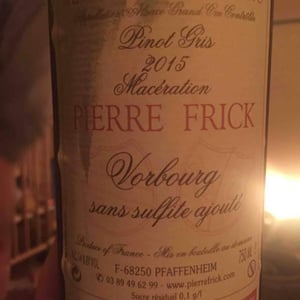 Vorbourg Pinot Gris Macération - Domaine Pierre Frick - jean-pierre-chantal-et-thomas-frick