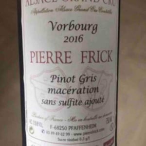 Domaine Pierre Frick - Jean-Pierre, Chantal et Thomas Frick - Vorbourg Pinot Gris Macération