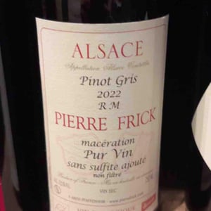 Vorbourg Pinot Gris Macération - Domaine Pierre Frick - jean-pierre-chantal-et-thomas-frick