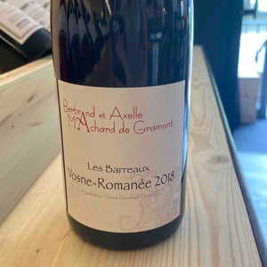 Vosne Romanée Les Barreaux - Domaine Bertrand et Axelle Machard de Gramont - Bertrand et Axelle Machard De Gramont -2018