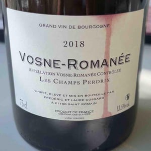 Vosne-Romanée "Les Champs Perdrix" - Domaine de Chassorney - frederic-cossard