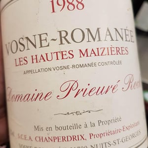 Vosne-Romanée Les Hautes Mazières - Philippe Pacalet - monica-et-philippe-pacalet -1988