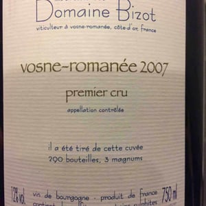 Vosne-Romanée Premier Cru 2007