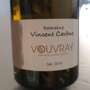Vouvray Brut - Vincent Carême - Tania & Vincent Carême 
