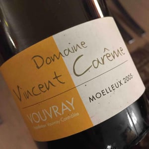 Vouvray moelleux - Vincent Carême - Tania & Vincent Carême 