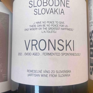 Vronski - Slobodné Vinárstvo - Majer Zemianske Sady - Michal Kuropka, Agnes Lovecká, Katarína Kuropková -2020