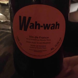 Wah Wah - Domaine Le Clocher - Les Vins de Sainte Anne - brendan-sean-tracey