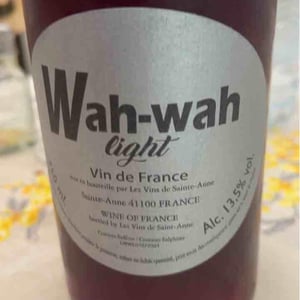 Wah Wah Light - Domaine Le Clocher - Les Vins de Sainte Anne - Brendan & Sean Tracey 
