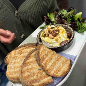 Warm French Camembert And Toasted Dark Bread - Die Mosel - 642011