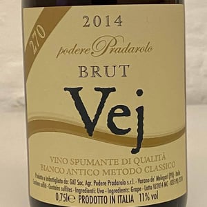 Vej Brut Metodo Classico - Podere Pradarolo - alberto-carretti