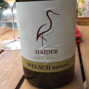 Welsch Natural - Biodyn Weinhof Haider - berthold-eva-haider