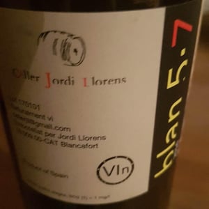 Celler Jordi Llorens - Jordi Llorens - blan 5.7