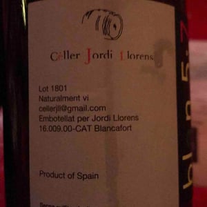 Celler Jordi Llorens - Jordi Llorens - blan 5.7