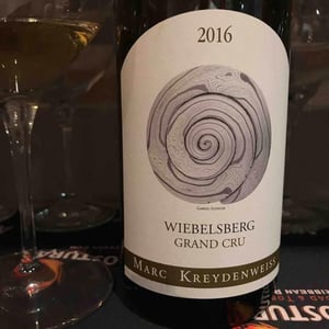 Wiebelsberg Grand Cru (Gabriel Goerger Label) - Marc Kreydenweiss (Andlau) - Antoine Kreydenweiss 