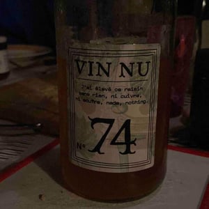Vin Nu Cuvée 74 - Vin Nu - Myrtilles Du Trimoulet - Geoffrey Estienne 