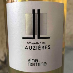 Sine Nomine - Domaine De Lauzières - christophe-pillon