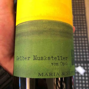 Gelber Muskateller vom Opok - Weingut Muster - maria-sepp-muster