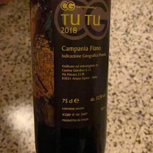 Cantina Giardino - Antonio Di Gruttola & Daniela De Gruttola - Tu-tu