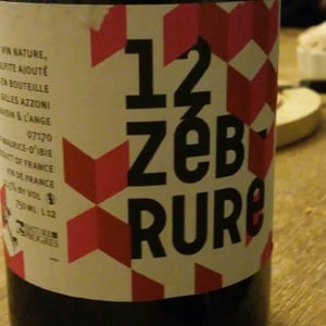 Zebrure - Le Raisin et l'Ange - Gilles & Antonin Azzoni 