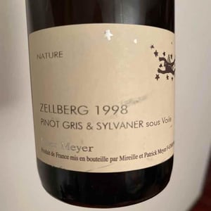 Zellberg - Pinot Gris And Sylvaner Sous Voile - Domaine Julien Meyer - Patrick Meyer 