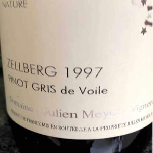 Zellberg - Pinot Gris de voile - Domaine Julien Meyer - Patrick Meyer 