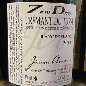 Zéro Dosage Blanc de Blanc - Jérôme Arnoux - jerome-arnoux
