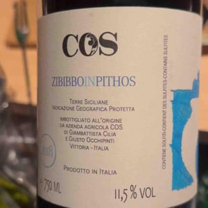 COS - Giambattista Cilia, Cirino Strano & Giusto Occhipinti - Zibibbo In Pithos