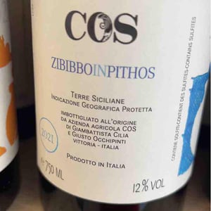 Zibibbo In Pithos - COS - giambattista-cilia-cirino-strano-giusto-occhipinti